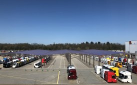Renault Trucks ,17 ettari di pensiline fotovoltaiche nello stabilimento di Bourg en Bresse 